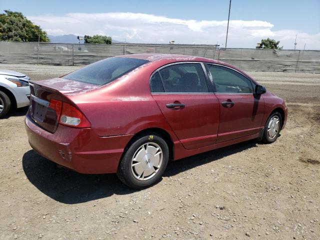 2HGFA16429H018565 - 2009 HONDA CIVIC DX-G BURGUNDY photo 3