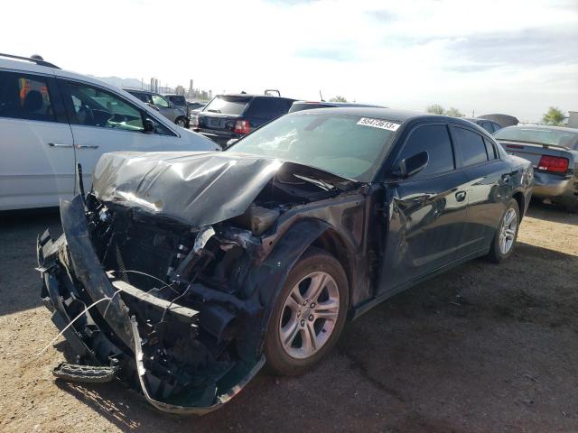 2C3CDXBG8KH664621 - 2019 DODGE CHARGER SXT BLACK photo 1