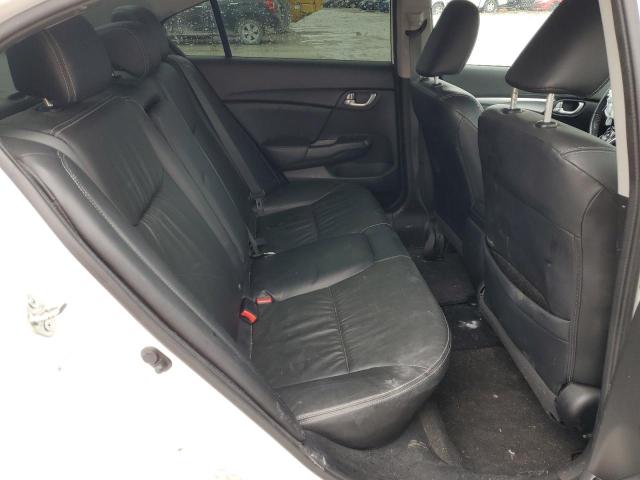 19XFB2F92DE082705 - 2013 HONDA CIVIC EXL თეთრი ფოტო 10