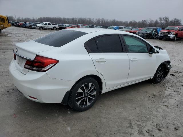 19XFB2F92DE082705 - 2013 HONDA CIVIC EXL თეთრი ფოტო 3