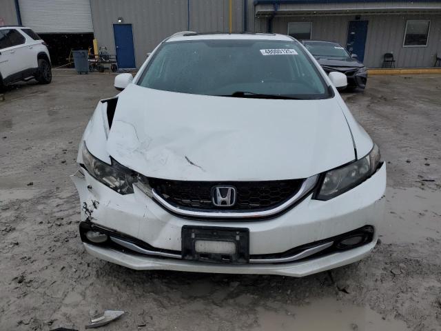19XFB2F92DE082705 - 2013 HONDA CIVIC EXL თეთრი ფოტო 5