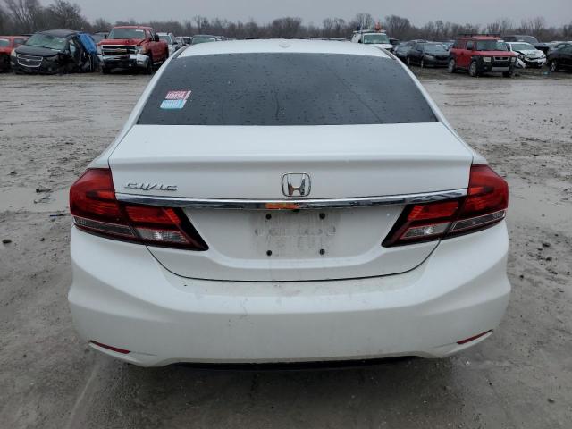 19XFB2F92DE082705 - 2013 HONDA CIVIC EXL თეთრი ფოტო 6