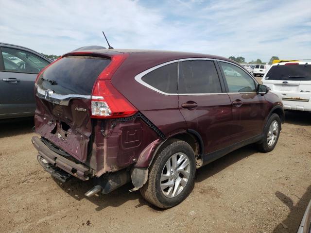 5J6RM4H59GL072904 - 2016 HONDA CR-V EX BURGUNDY photo 3