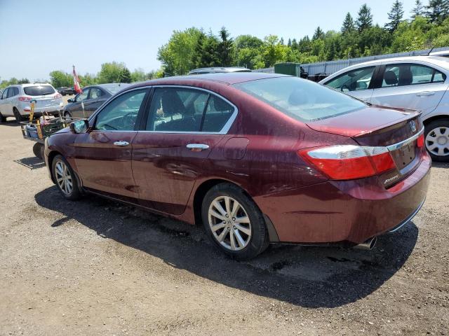 1HGCR2F5XFA800424 - 2015 HONDA ACCORD SPORT MAROON photo 2