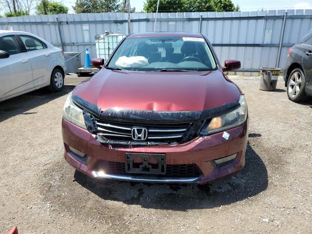 1HGCR2F5XFA800424 - 2015 HONDA ACCORD SPORT MAROON photo 5