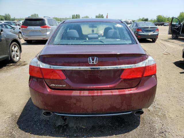 1HGCR2F5XFA800424 - 2015 HONDA ACCORD SPORT MAROON photo 6