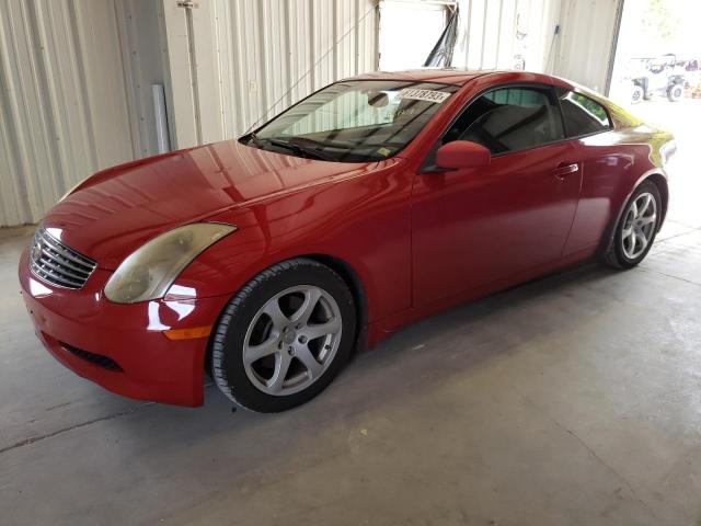 JNKCV54E75M422993 - 2005 INFINITI G35 RED photo 1