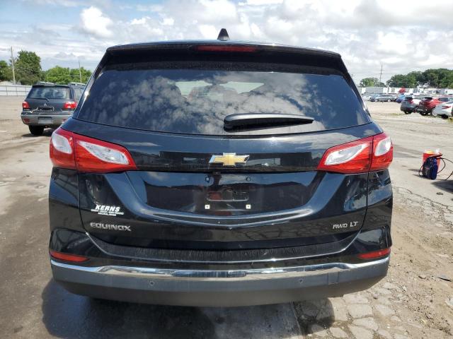 2GNAXSEV5J6133319 - 2018 CHEVROLET EQUINOX LT BLACK photo 6