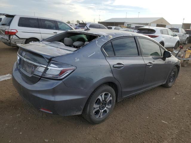 19XFB4F34DE001744 - 2013 HONDA CIVIC HYBRID L GRAY photo 3