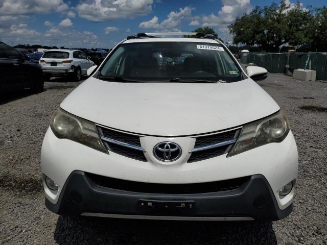 JTMWFREV9EJ006964 - 2014 TOYOTA RAV4 XLE WHITE photo 5