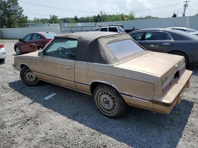 1C3BC55G3DG175606 - 1983 CHRYSLER LEBARON GOLD photo 2