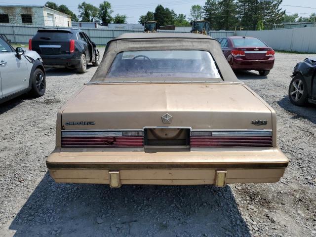 1C3BC55G3DG175606 - 1983 CHRYSLER LEBARON 金色 照片 6