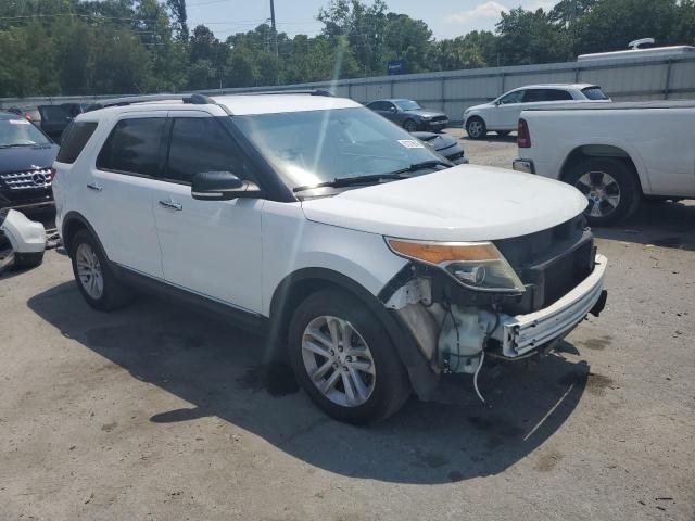 1FM5K7D82EGA99150 - 2014 FORD EXPLORER XLT WHITE photo 4