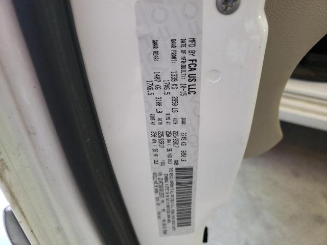 2C4RC1BG7GR129237 - 2016 CHRYSLER TOWN & COU TOURING WHITE photo 13