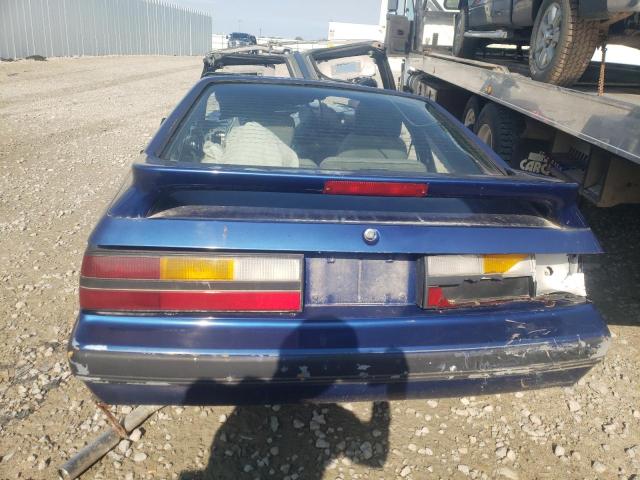 1FABP28A4FF128833 - 1985 FORD MUSTANG LX BLUE photo 6