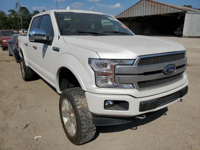 1FTEW1E56JFD24437 - 2018 FORD F150 SUPER WHITE photo 1