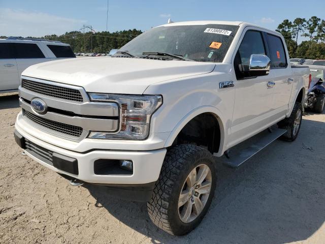 1FTEW1E56JFD24437 - 2018 FORD F150 SUPER WHITE photo 2