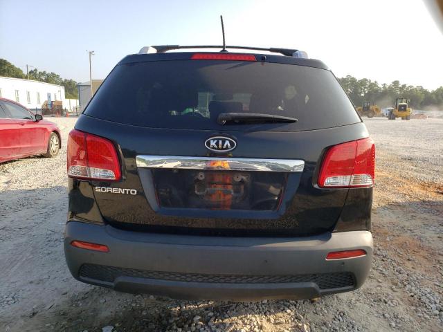 5XYKT3A62DG350279 - 2013 KIA SORENTO LX BLACK photo 6