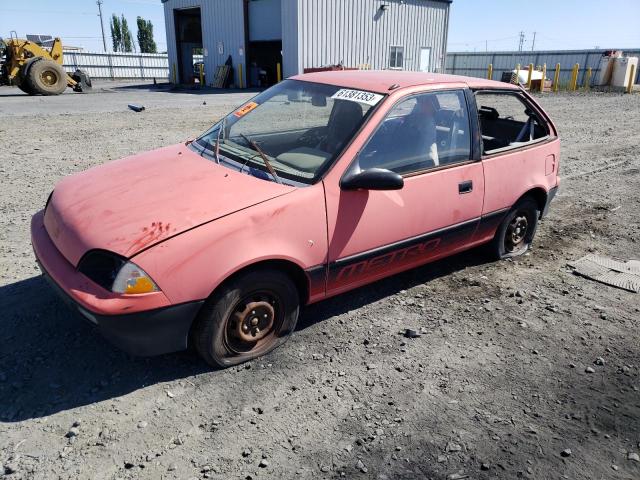 2C1MR2468L6015226 - 1990 GEO GEO METRO LSI SPRINT CL RED photo 1