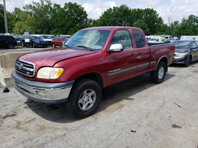 5TBBT441X2S312510 - 2002 TOYOTA TUNDRA ACCESS CAB BURGUNDY photo 1