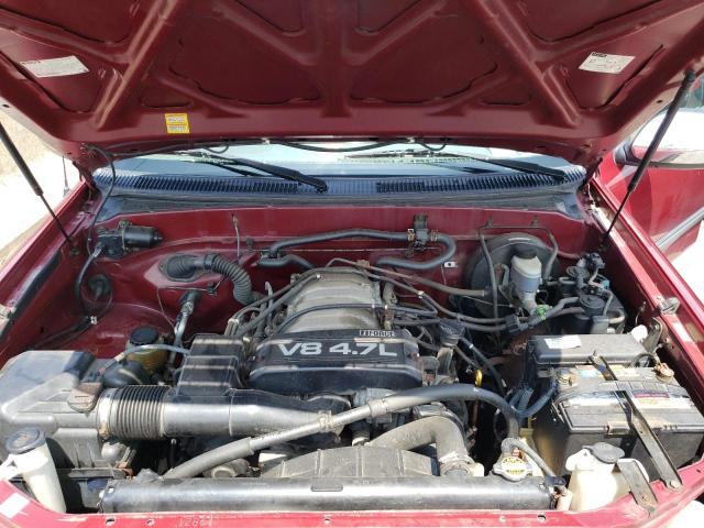 5TBBT441X2S312510 - 2002 TOYOTA TUNDRA ACCESS CAB BURGUNDY photo 12