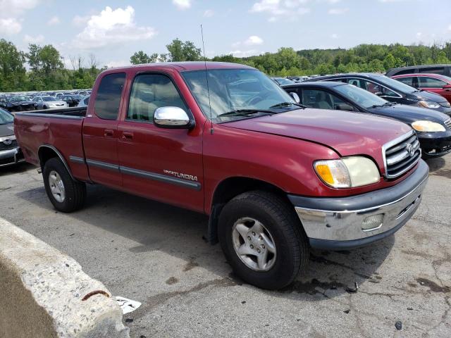 5TBBT441X2S312510 - 2002 TOYOTA TUNDRA ACCESS CAB BURGUNDY photo 4