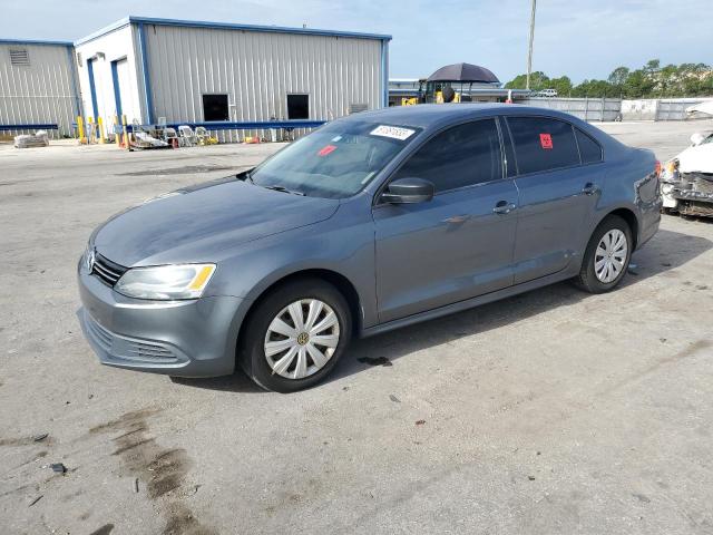 3VW1K7AJ2EM435666 - 2014 VOLKSWAGEN JETTA BASE 灰色 照片 1