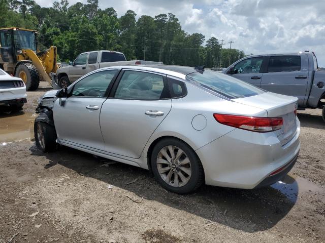 5XXGU4L31GG059437 - 2016 KIA OPTIMA EX SILVER photo 2