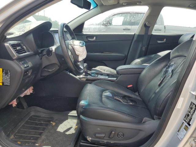 5XXGU4L31GG059437 - 2016 KIA OPTIMA EX SILVER photo 7