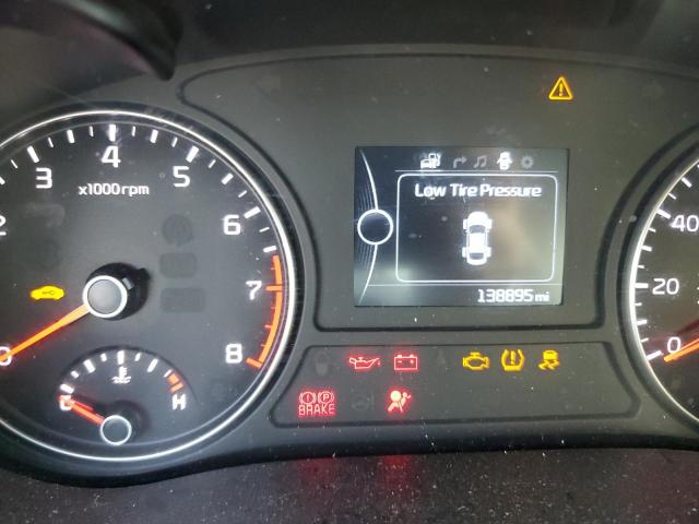 5XXGU4L31GG059437 - 2016 KIA OPTIMA EX SILVER photo 9