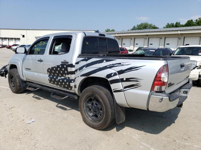 5TFJU4GN4CX019227 - 2012 TOYOTA TACOMA DOUBLE CAB PRERUNNER SILVER photo 2