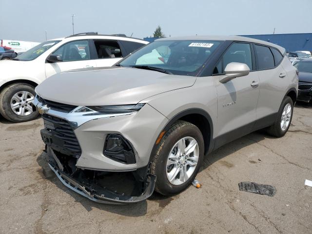 3GNKBCRS3MS587132 - 2021 CHEVROLET BLAZER 2LT GRAY photo 1