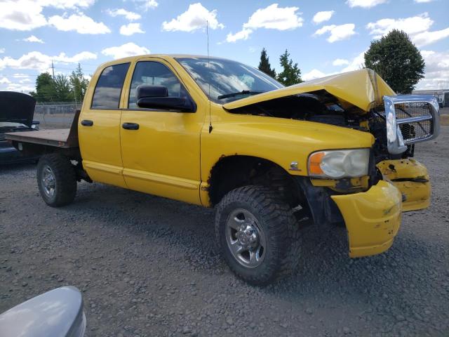 3D7KS28C95G763477 - 2005 DODGE RAM 2500 ST YELLOW photo 4