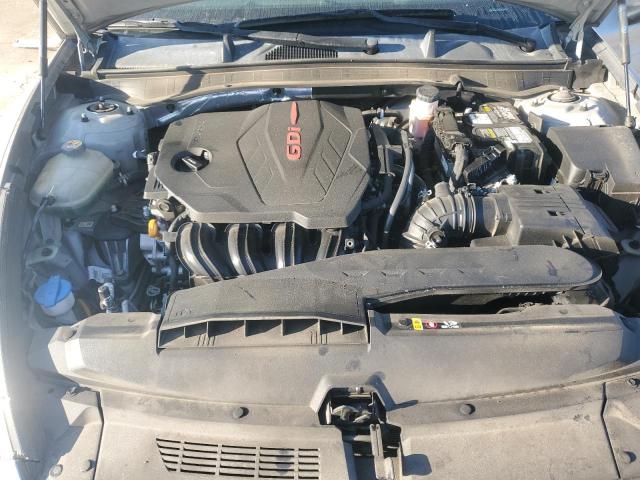 5NPEG4JAXLH016715 - 2020 HYUNDAI SONATA SE SILVER photo 11