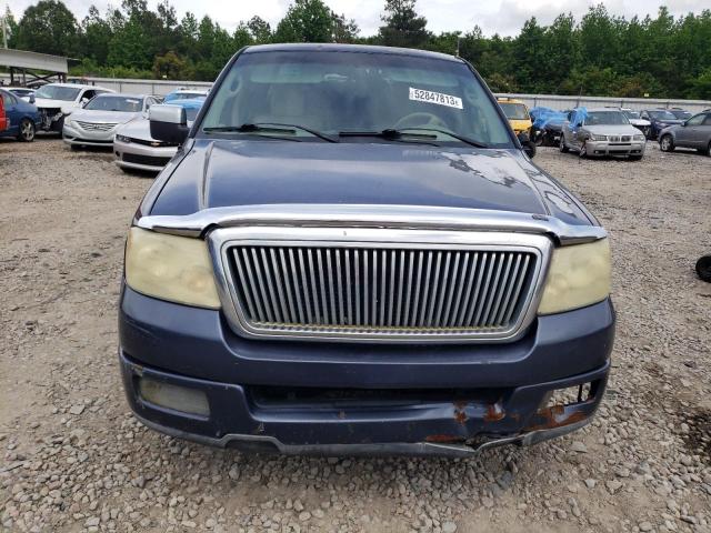 1FTPW12524KD46945 - 2004 FORD F150 SUPERCREW BLUE photo 5