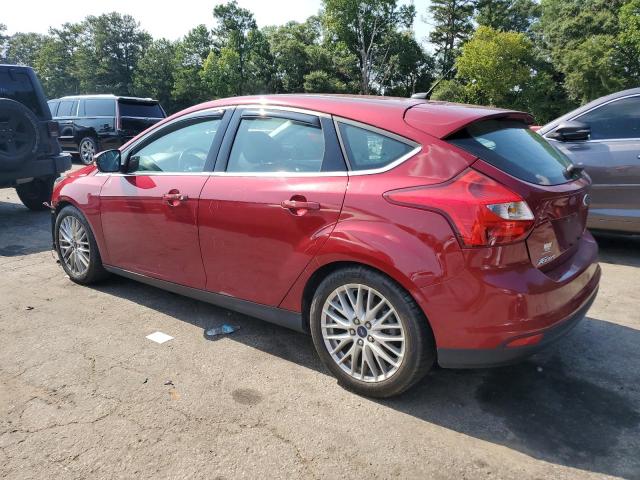 1FADP3N2XEL126094 - 2014 FORD FOCUS TITANIUM BURGUNDY photo 2