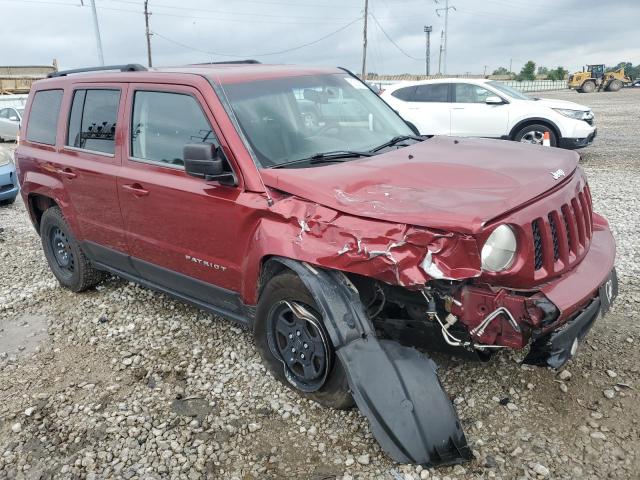 1C4NJRBBXED533849 - 2014 JEEP PATRIOT SPORT BURGUNDY photo 4