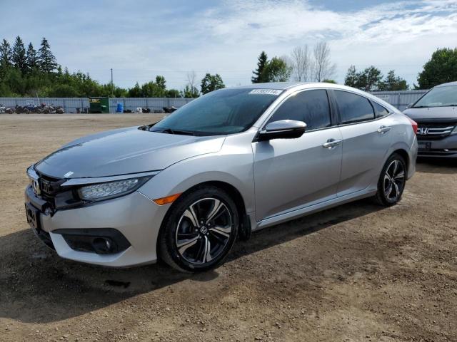 2HGFC1F98JH107891 - 2018 HONDA CIVIC TOURING SILVER photo 1