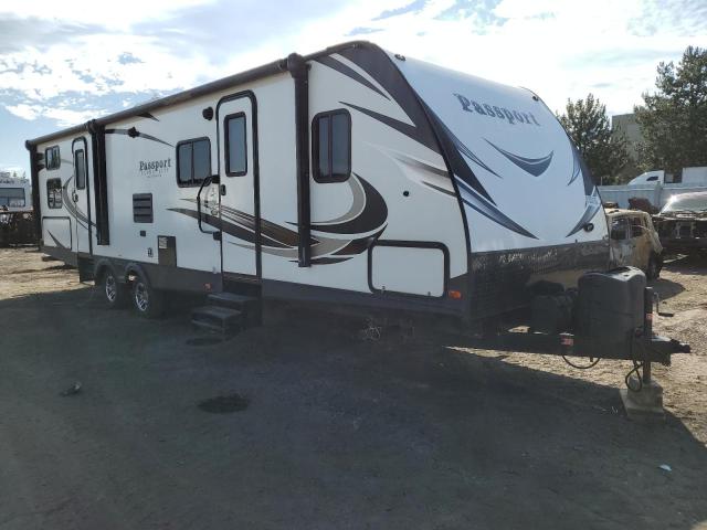 4YDT32227JK411820 - 2018 KEYSTONE PASSPORT WHITE photo 1