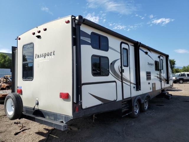 4YDT32227JK411820 - 2018 KEYSTONE PASSPORT WHITE photo 4