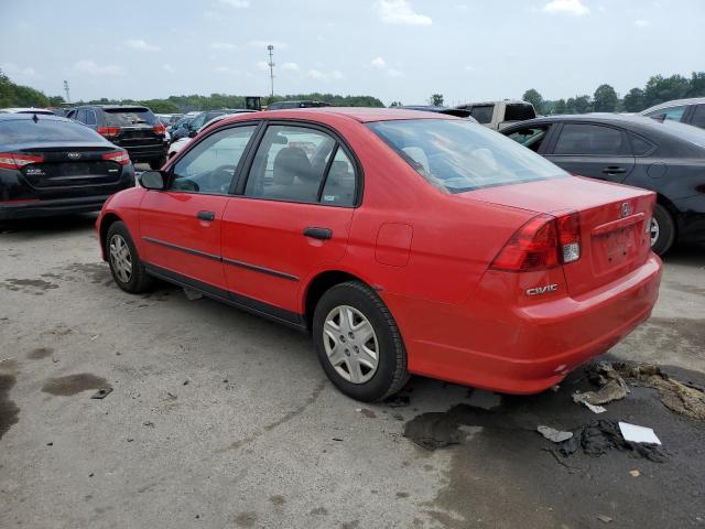 1HGES16355L024891 - 2005 HONDA CIVIC DX VP Rot Foto 2