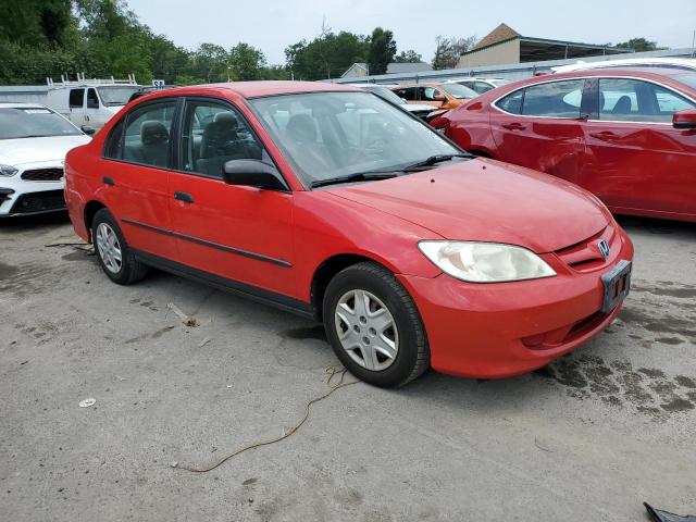 1HGES16355L024891 - 2005 HONDA CIVIC DX VP Rot Foto 4