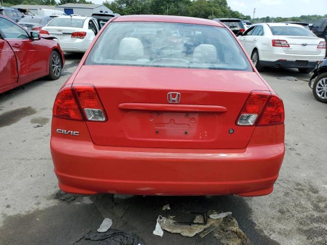 1HGES16355L024891 - 2005 HONDA CIVIC DX VP Rot Foto 6