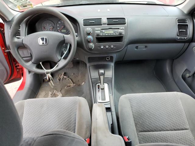 1HGES16355L024891 - 2005 HONDA CIVIC DX VP Rot Foto 8