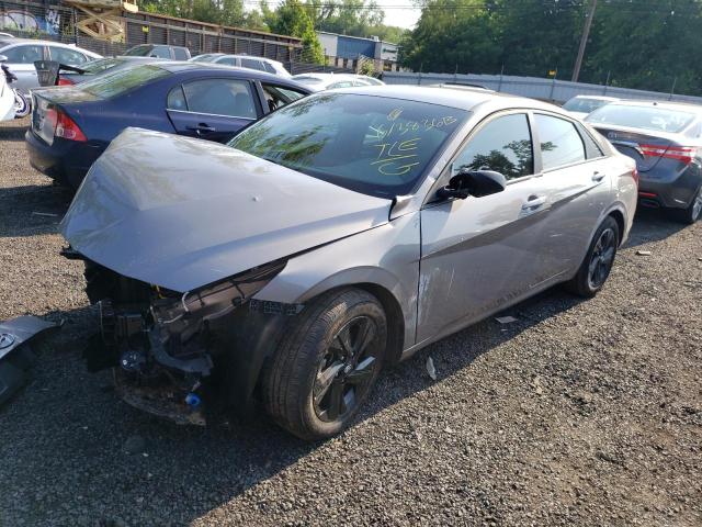 KMHLM4AG0NU343861 - 2022 HYUNDAI ELANTRA SEL GRAY photo 1