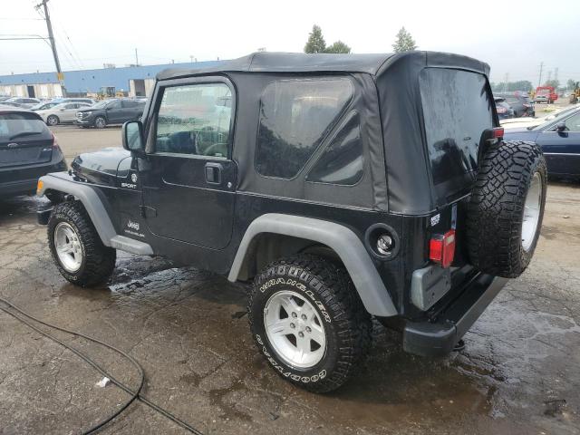 1J4FA49S25P330301 - 2005 JEEP WRANGLER / SPORT BLACK photo 2