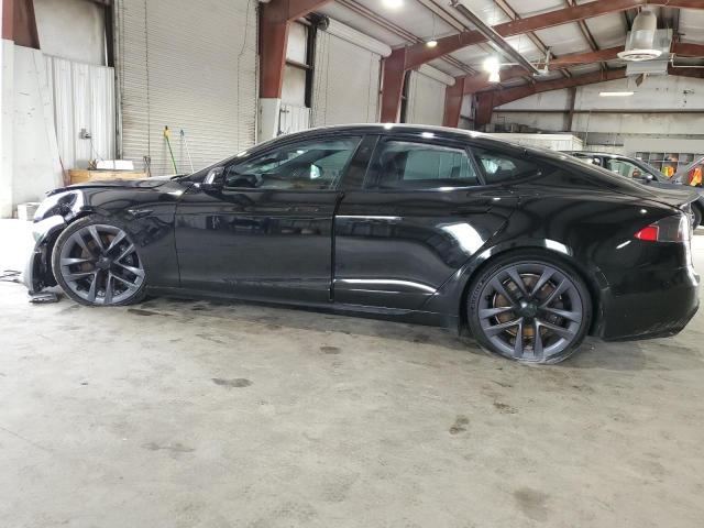 5YJSA1E67MF451734 - 2021 TESLA MODEL S Чорний фото 2