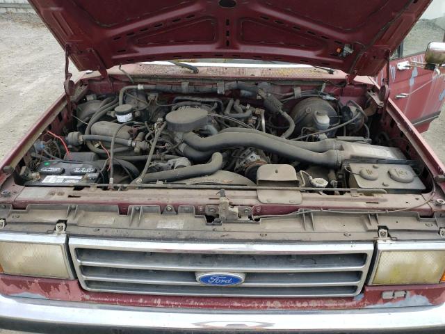 1FTHF25H6KPB11982 - 1989 FORD F-250 MAROON photo 7