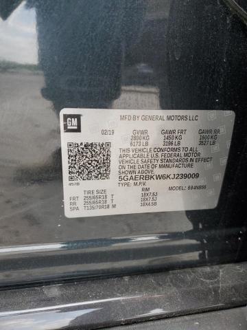 5GAERBKW6KJ239009 - 2019 BUICK ENCLAVE ESSENCE 石墨色 照片 12