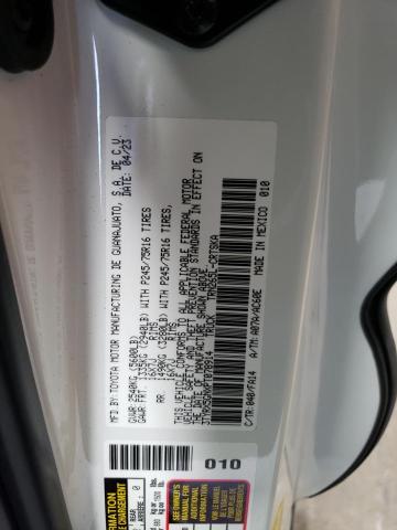 3TYRX5GNXPT078914 - 2023 TOYOTA TACOMA ACCESS CAB თეთრი ფოტო 12